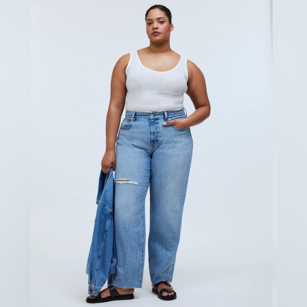 EUC Madewell Curvy 90’s Straight Leg Jeans
